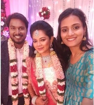 திருமண புகைப்படத்தை வெளியிட்டு ஷாக் கொடுத்த அனிதா சம்பத்.... 2 anitha 3