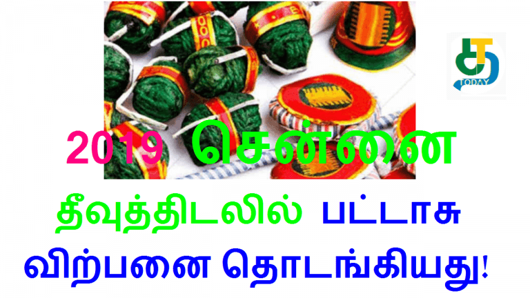 2019 சென்னை தீவுத்திடலில் பட்டாசு விற்பனை