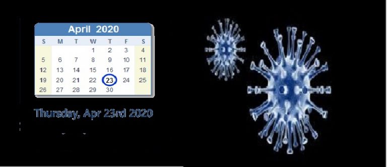 APR 23rd corona update