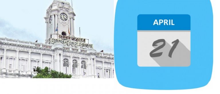 Chennai Corporation apr21st
