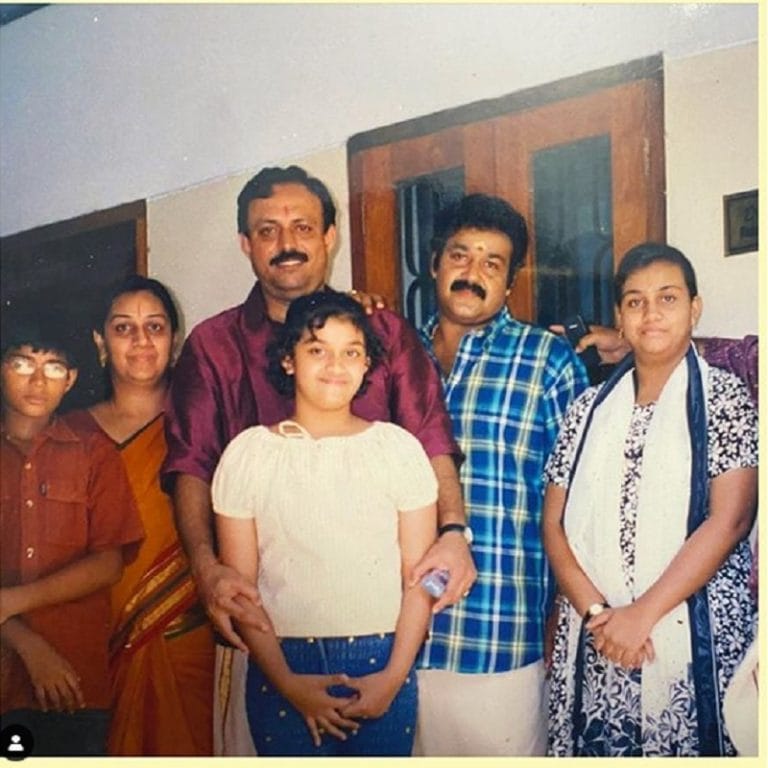 Actress KeerthySuresh Childhood Photo