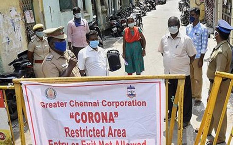 Containment Zones in Chennai