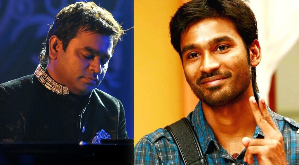 ஏ.ஆர் ரஹ்மான் இசையில் பாடல் பாடிய தனுஷ்