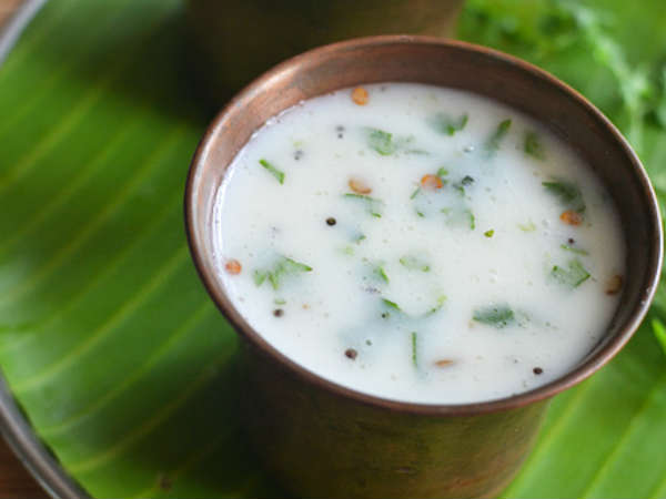 சூடான வெயிலுக்கு அழகான கம கம மோர் அருந்துங்கள்