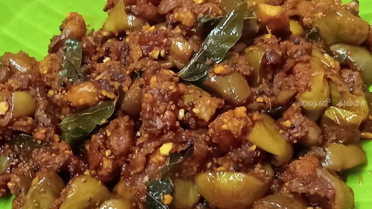 brinjal fry kattharikkay poriyal