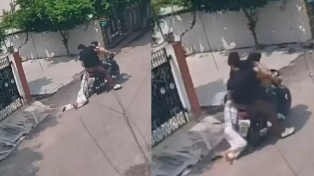 செல்போனை பறிக்க… சிறுமியை தரதரவனை இழுத்துச் சென்ற கும்பல்… அதிர்ச்சி வீடியோ..!