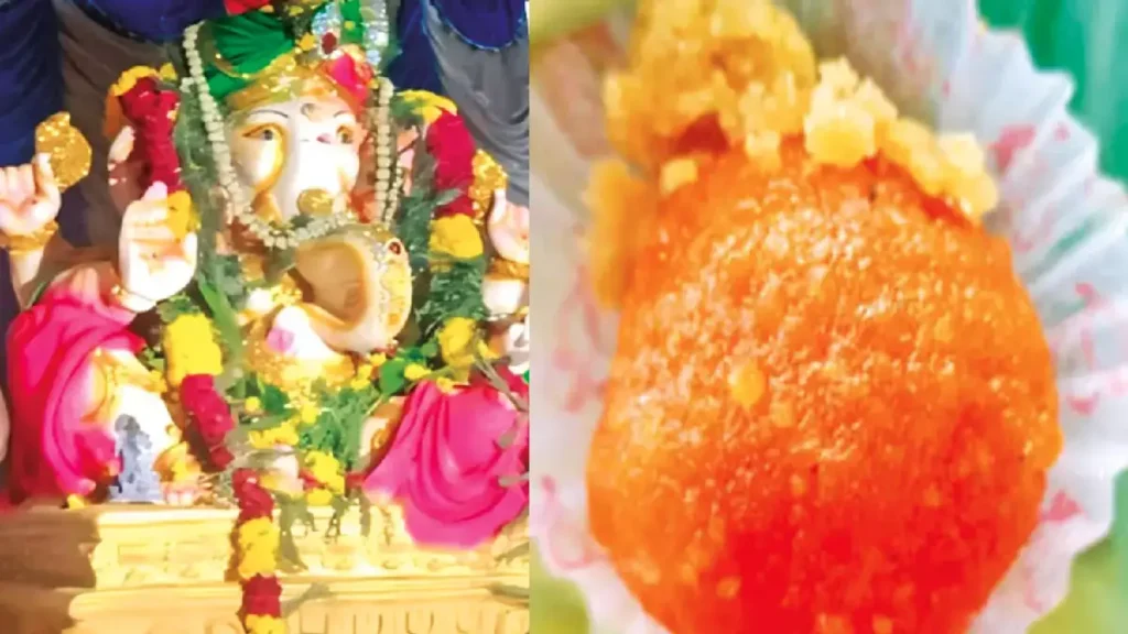 அடேங்கப்பா…! விநாயகர் சிலையில் வைத்து வழிபட்ட லட்டு…. இத்தனை லட்சத்துக்கு ஏலமா…?