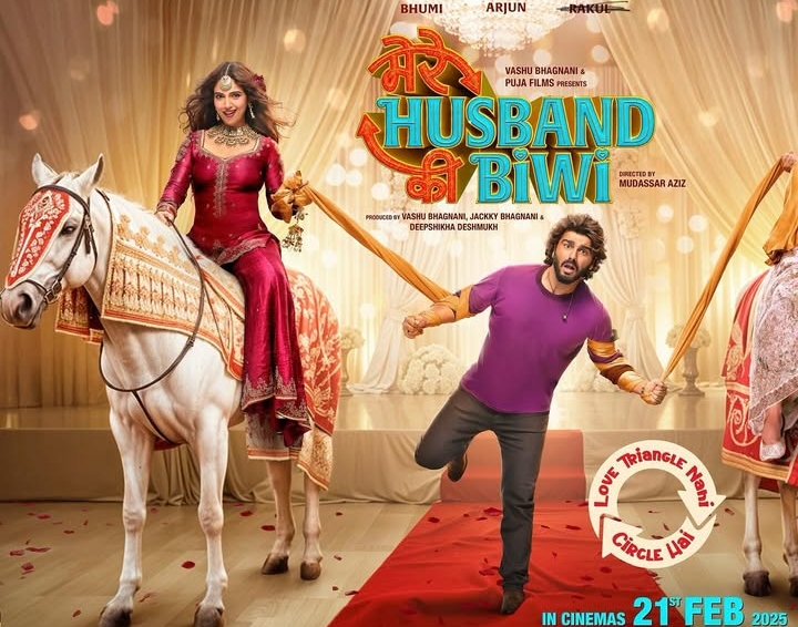 Exclusive First Look: Arjun Kapoor, Bhumi Pednekar, and Rakul Preet Singh in ‘Mere Husband Ki Biwi’