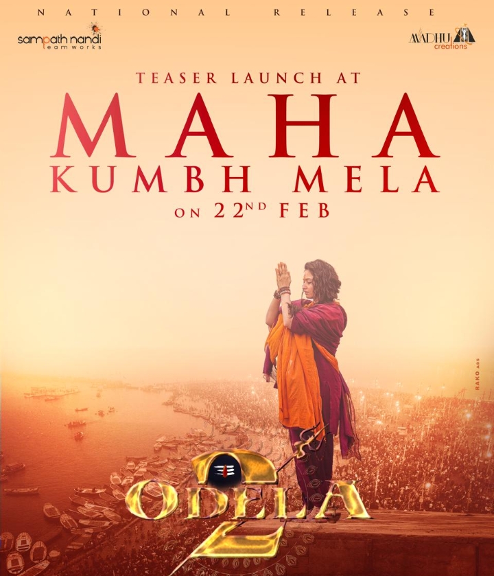 Tamannaah Bhatia’s Stunning Transformation in ‘Odela 2’ Tease