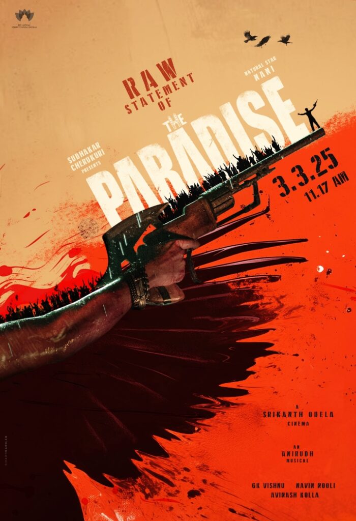 First Teaser of Nani’s Gripping Thriller ‘The Paradise’ Drops Tomorrow!