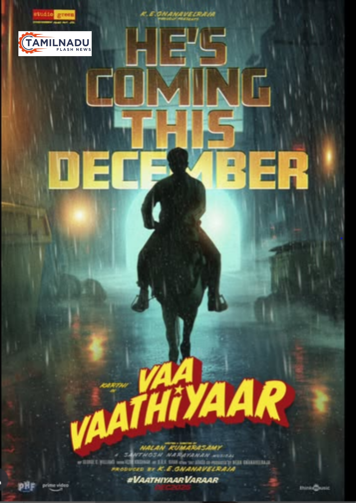 ‘வா வாத்தியார்’ வருகிறார்! டிசம்பர் 5-ல் கார்த்தியின் மாஸ் ஆக்‌ஷன் கிளாஸ் ஆரம்பம்! பாக்ஸ் ஆபிஸ் புதிய சாதனைக்கு ரெடியா?