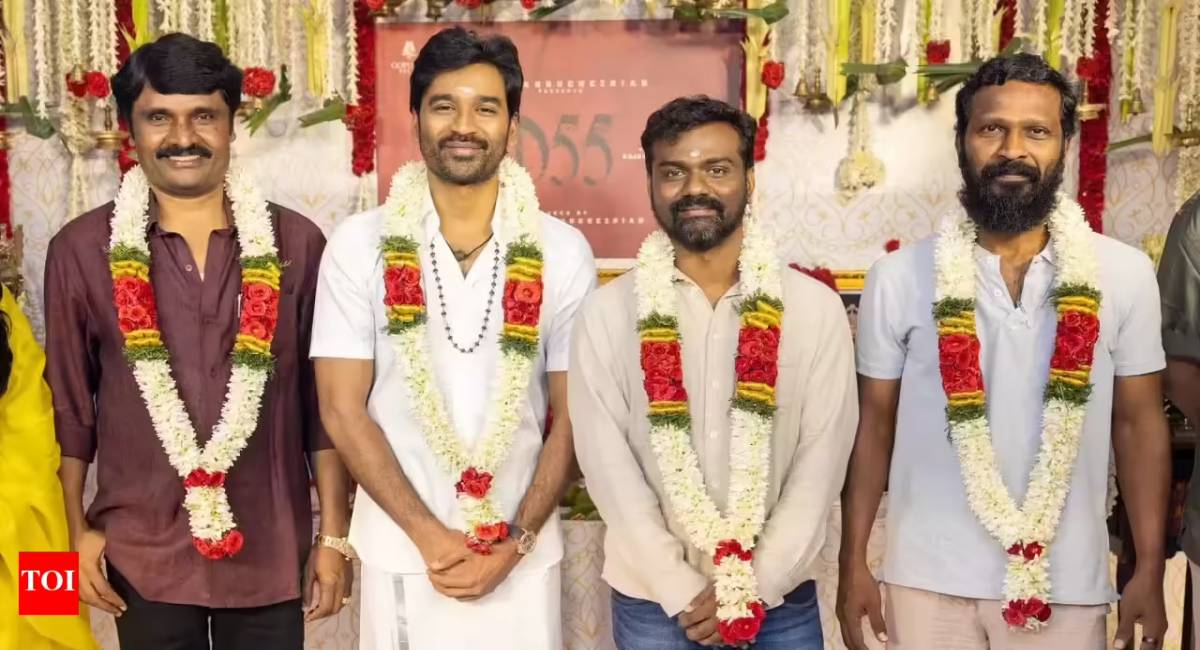 தனுஷின் D55 பட அறிவிப்பு மற்றும் புதிய தயாரிப்பு கூட்டணி புகைப்படம்