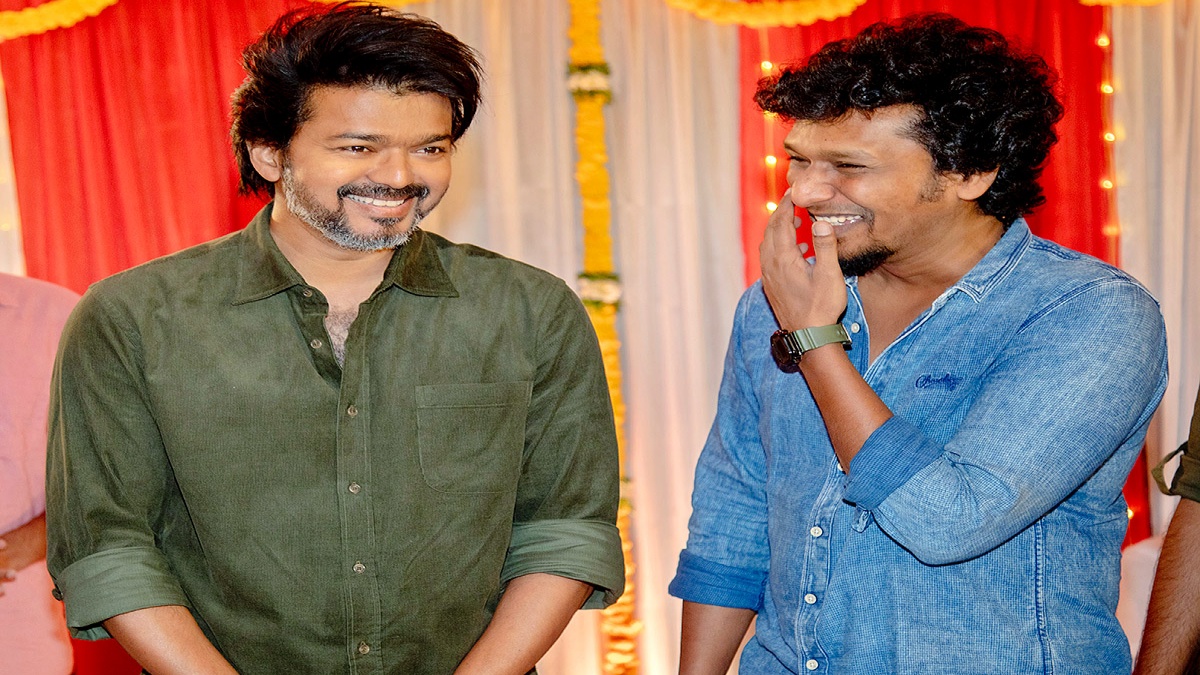 விஜய்யின் 'ஜன நாயகன்' படத்தில் லோகேஷ் கனகராஜ் நடிக்கும் கேமியோ காட்சி.