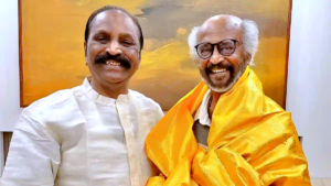 சூப்பர் ஸ்டார் ரஜினிகாந்த் ரகசிய திட்டம்! வைரமுத்துவின் முக்கிய பதிவு! வைரமுத்து இல்லத்தில் சூப்பர் ஸ்டார் ரஜினிகாந்த் சந்தித்தபோது எடுத்த புகைப்படம்