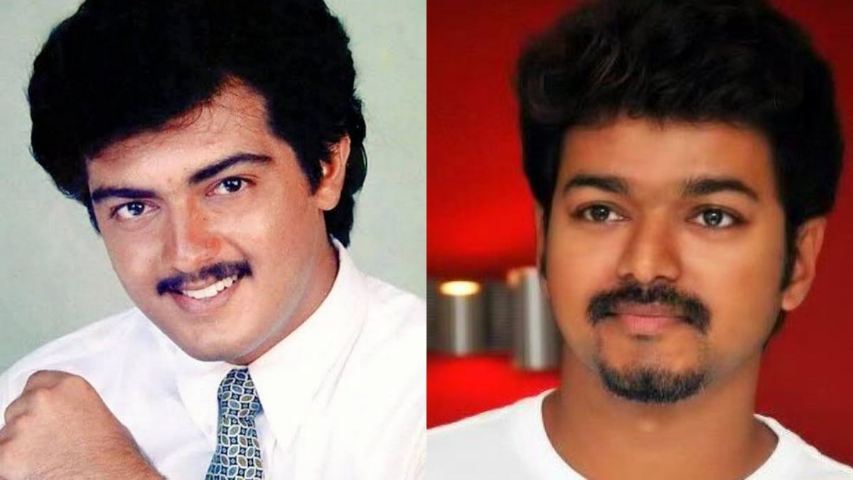 அஜித் - விஜய் இடையிலான நட்பு: "இருவரின் வெற்றிக்காகவும் மகிழ்வோம்" - நடிகை ஷாலினி தகவல் 1 Actor Ajith Kumar and Thalapathy Vijay together in a professional setting.