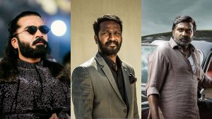 "மார்ச் மாதம் ஷூட்டிங்!" - அரசன் படத்தில் சிம்பு, விஜய் சேதுபதி மோதல் உறுதி Official production still of actors Silambarasan TR and Vijay Sethupathi for the movie Arasan directed by Vetrimaaran.