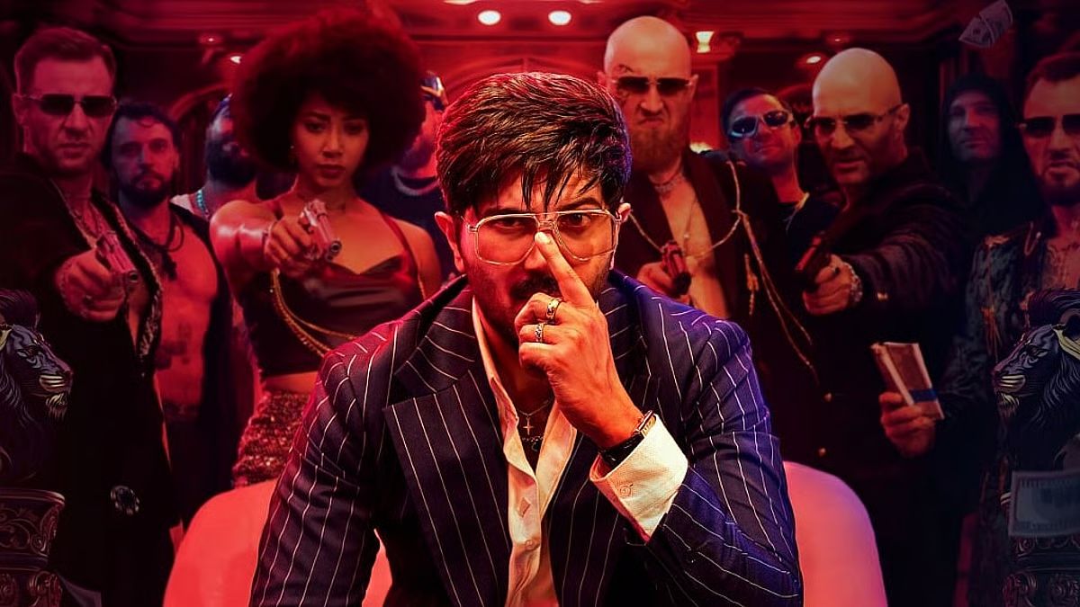 Official action-look poster of Dulquer Salmaan in his 40th film I'm Game directed by Nahas Hidhayath.