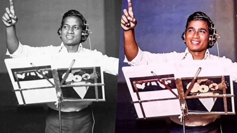 இளையராஜா பயோபிக் இயக்குநர் அருண் மாதேஸ்வரன் மற்றும் தனுஷ் இணைந்துள்ள புகைப்படம்.