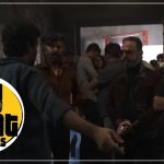 Behind-the-scenes still showing Rajinikanth and Kamal Haasan on the sets of their upcoming film directed by Nelson Dilipkumar.