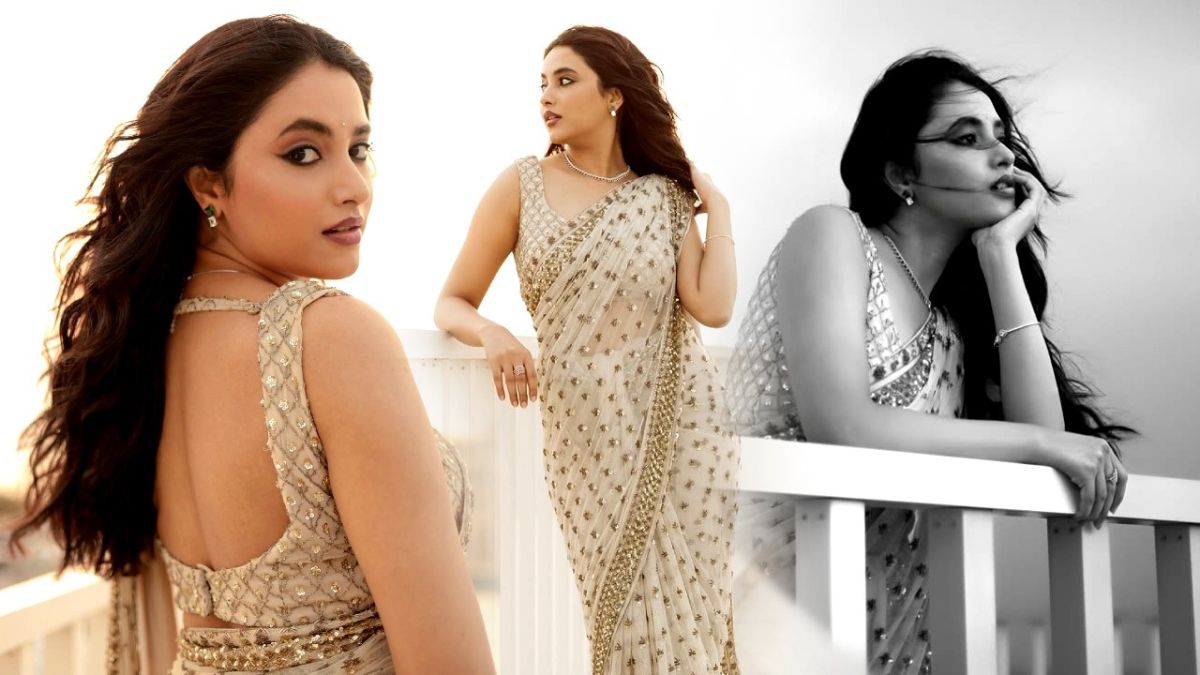 Official movie poster of Made in Korea starring Priyanka Mohan, released by Netflix India for its March 2026 premiere.