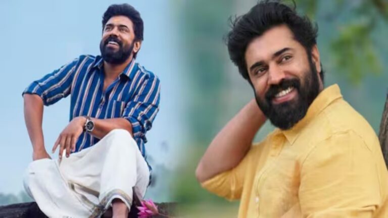 சத்யபாமா பல்கலைக்கழக நிகழ்வில் மாணவர்களுடன் நடிகர் நிவின் பாலி.