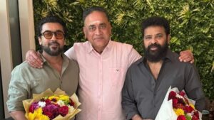 Actor Suriya and Director Ameer at a recent event discussing their upcoming collaboration.