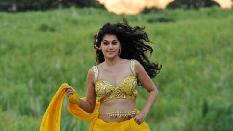 Actress Taapsee Pannu during a promotional event in February 2026, speaking about her experiences in the film industry.