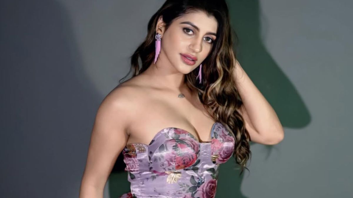Actress Yashika Aannand posing for a professional high-fashion photoshoot in February 2026.