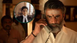 Official teaser poster of Netflix series Legacy starring R. Madhavan and Nimisha Sajayan.