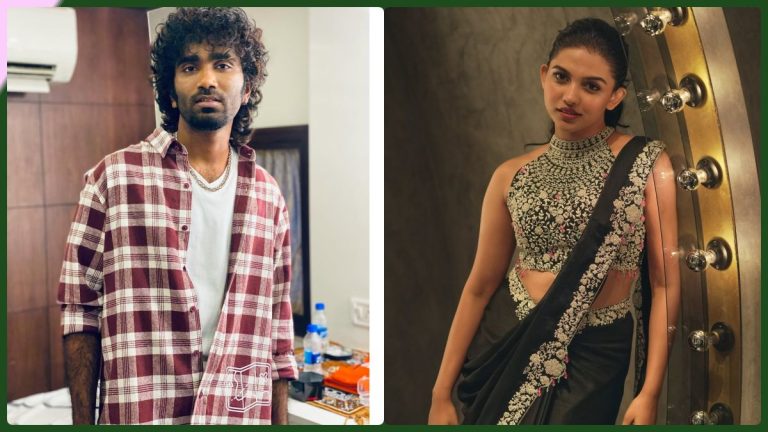 Actor Pradeep Ranganathan and actress Mamitha Baiju from their recent public appearances.