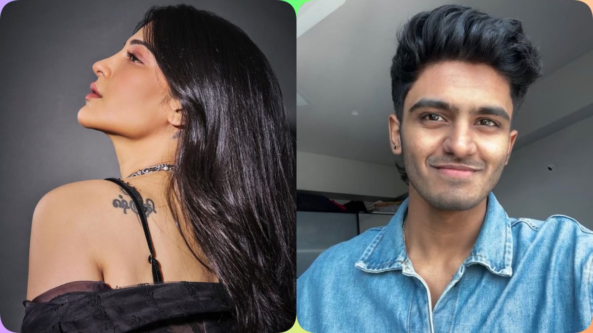 Official promo still from Sai Abhyankkar's new independent song featuring marriage backdrop visuals.