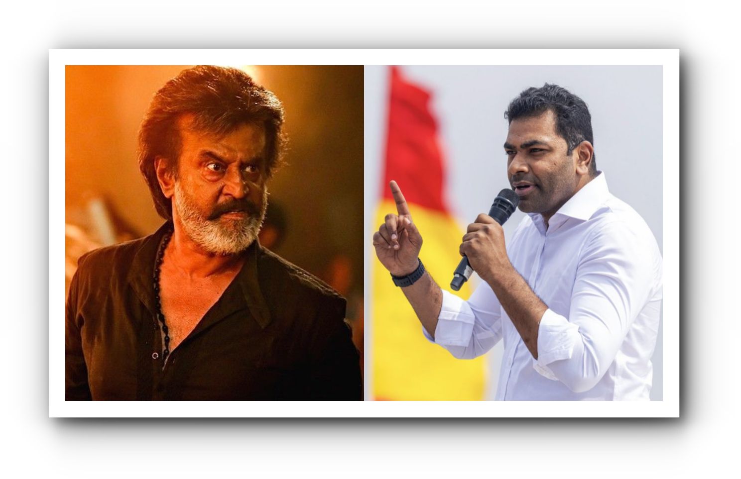 TVK leader Aadhav Arjuna issuing a public apology to Superstar Rajinikanth during a party meeting on March 17, 2026.