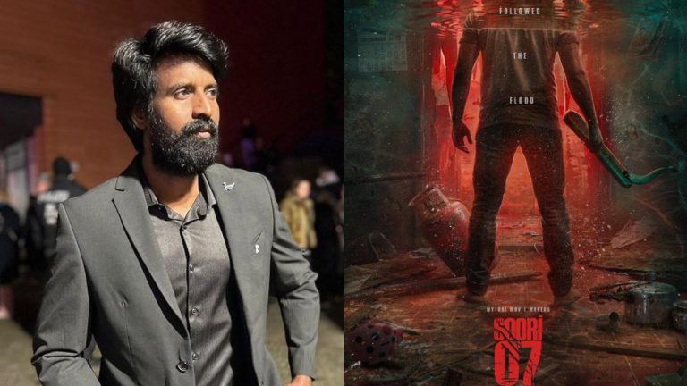 Official announcement poster of Actor Soori's next film directed by R. Ravikumar under Mythri Movie Makers.