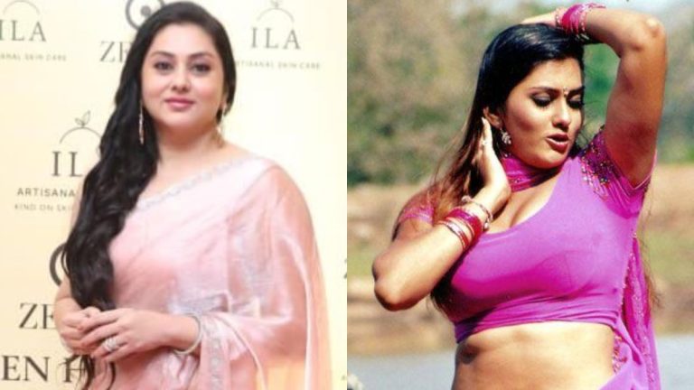 Actress Namitha performing intense gym workout for her upcoming cinema comeback in March 2026.