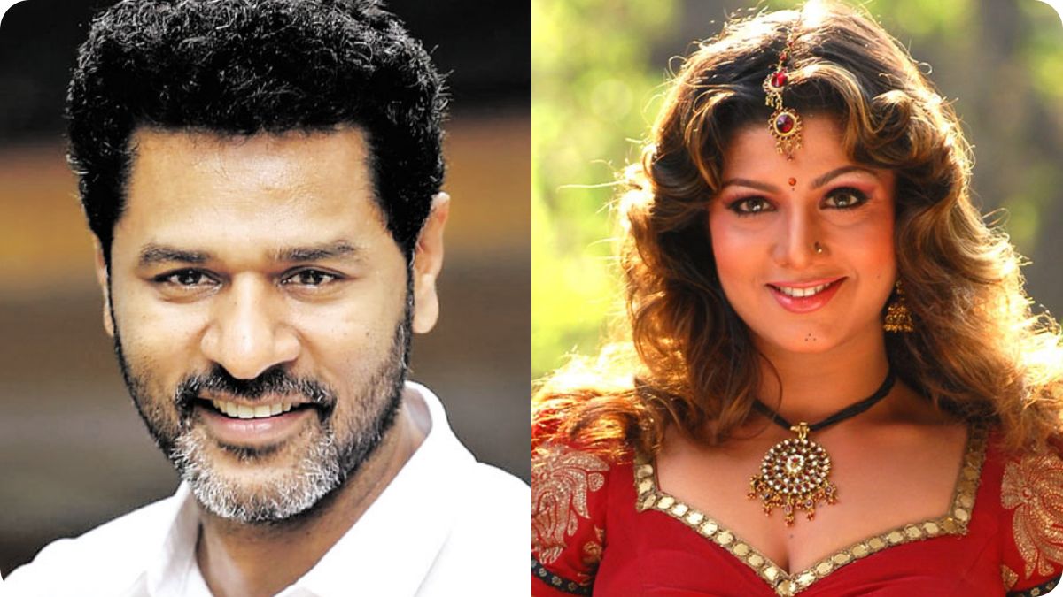 Rambha & Prabhu Deva Reunion : ஊர்வசி.. ஊர்வசி.. ரம்பா காட்டிய அந்த சர்ப்ரைஸ்! பிரபுதேவாவின் மனைவி மற்றும் மகளைப் பார்த்துள்ளீர்களா? வைரலாகும் லேட்டஸ்ட் க்ளிக்! 1 Actress Rambha with Prabhu Deva, his wife Himani Singh, and their daughter in a recent viral photo.