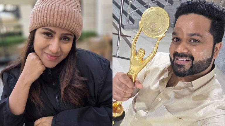 Alya Manasa and Sanjeev Karthick romantic photo from their official Instagram post.