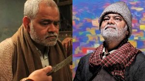 Sanjay Mishra as Bauji in the movie Ankhon Dekhi sitting in an old Delhi house.