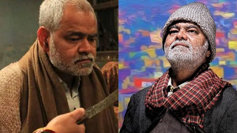 Sanjay Mishra as Bauji in the movie Ankhon Dekhi sitting in an old Delhi house.