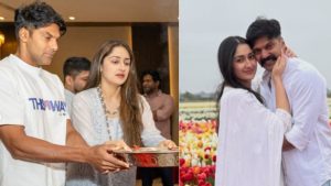 Actor Arya and Actress Sayyeshaa celebrating their 7th wedding anniversary on March 10 2026.
