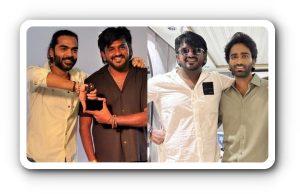 Ashwath Marimuthu: சிம்புவிற்காக காத்திருந்த நேரத்தில் உருவான 'டிராகன்' - STR 51 குறித்து அஸ்வத் பகிர்ந்த ரகசியம் Director Ashwath Marimuthu posing with Silambarasan TR and producer Archana Kalpathi for STR 51 movie update.