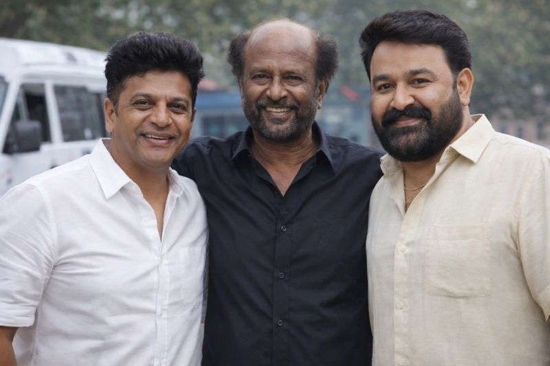 Jailer1 RajiniKanth with Shiv Raj Kumar and Mohanlal