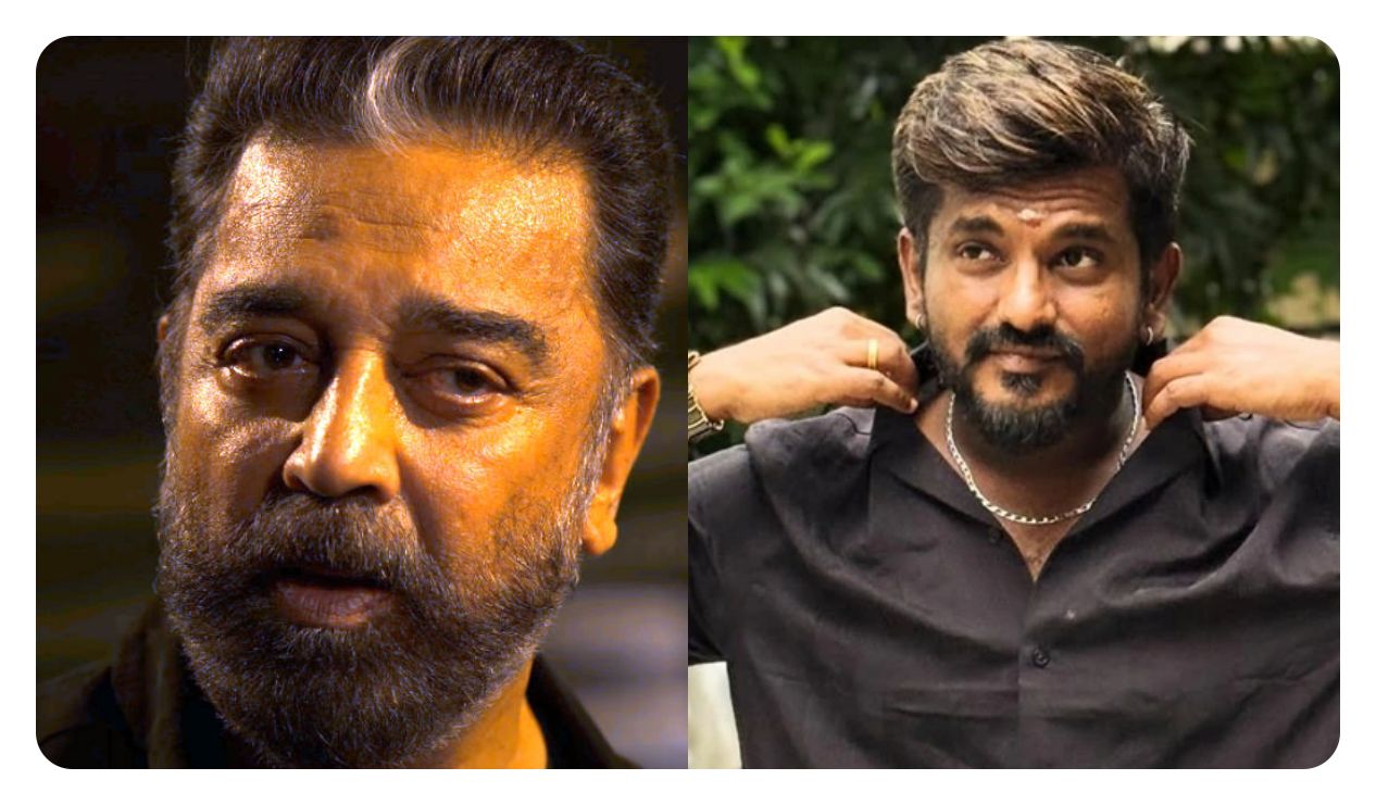 Director Ashwath Marimuthu in discussion with Kamal Haasan for potential project KH239.