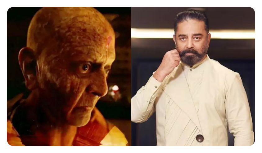 Actor Kamal Haasan as Supreme Yaskin in Kalki 2898 AD with director Yugi Sethu interview context.