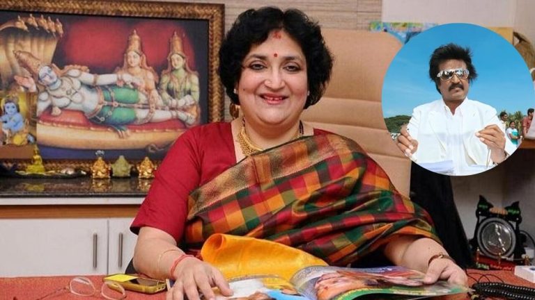 Latha Rajinikanth speaking at the launch of Makkal Meddai in Chennai thanking Rajinikanth.