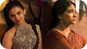 Actress Mamitha Baiju in a raw rural makeover as Selli in the Tamil movie Kara.