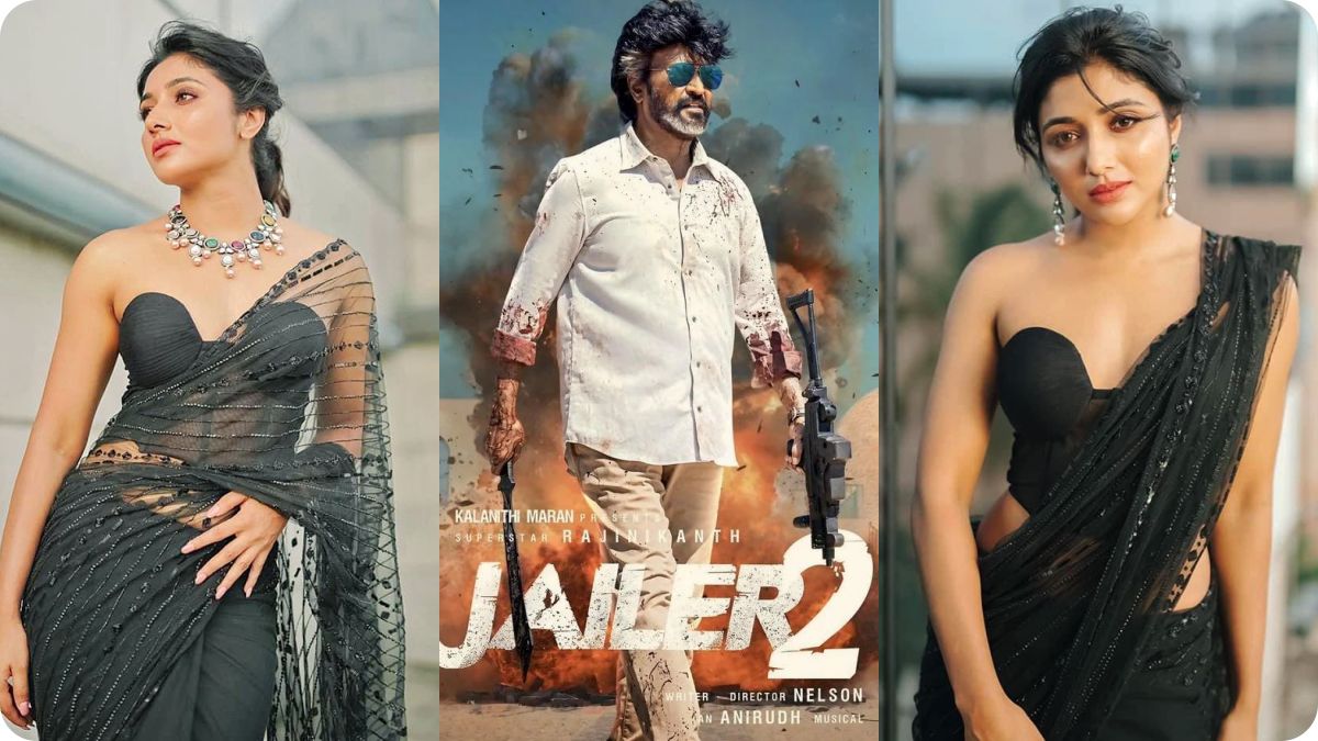 Actress Mirnaa Menon sharing secrets about Superstar Rajinikanth's Jailer 2 interval block in a recent interview.