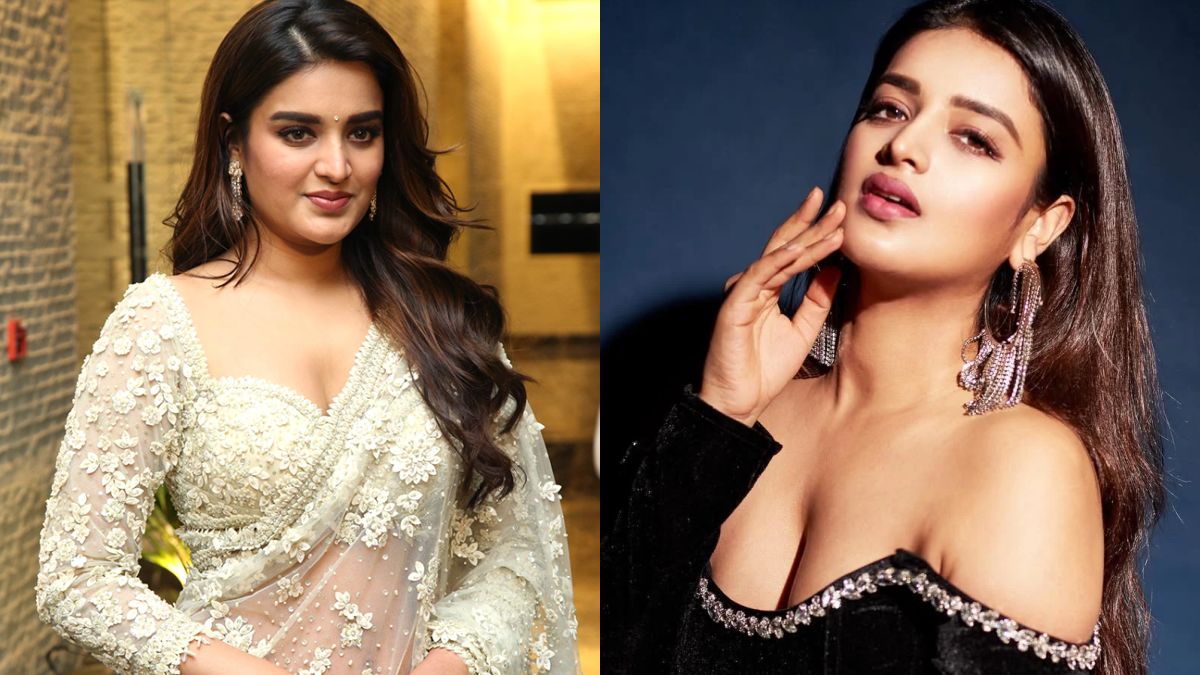 Actress Nidhhi Agerwal posing in her latest trending Instagram photoshoot from March 2026.