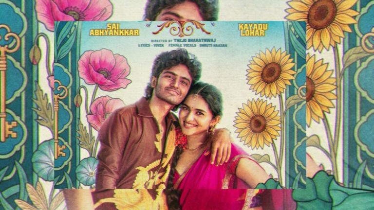 Singer and composer Sai Abhyankar in the official video of his 5th independent song PavazhaMalli.