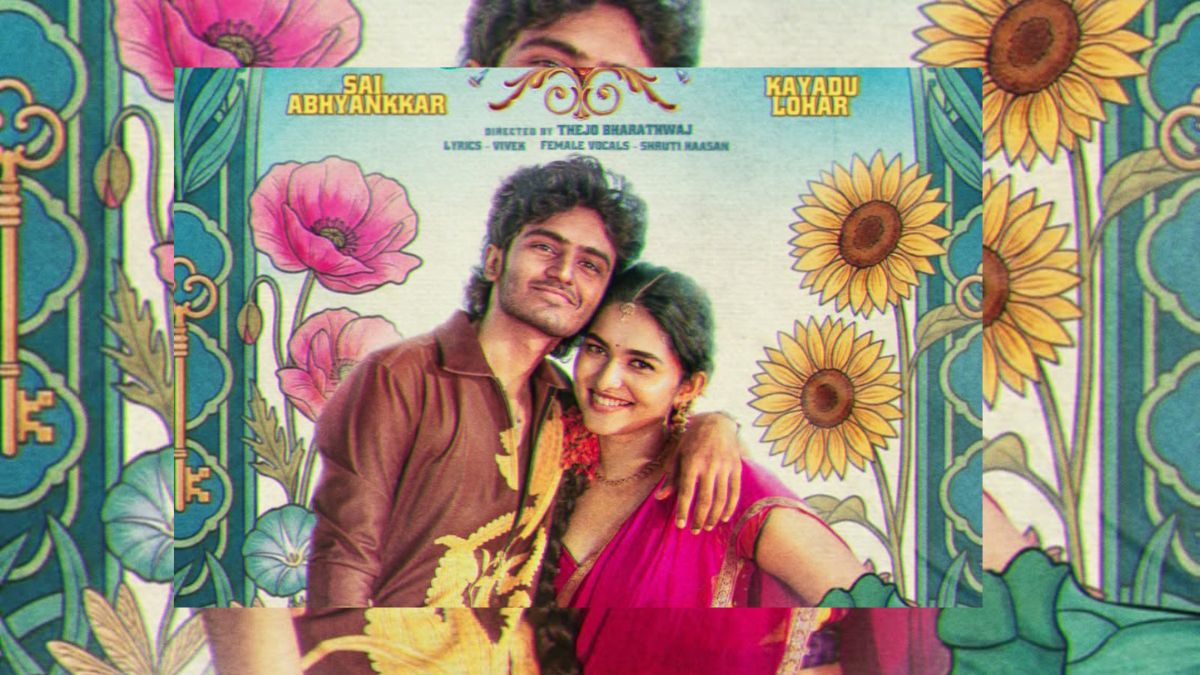 Singer and composer Sai Abhyankar in the official video of his 5th independent song PavazhaMalli.