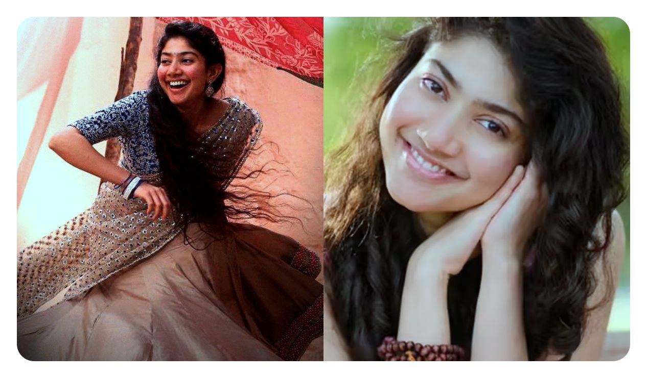 Actress Sai Pallavi in a traditional saree look with a message about respecting every woman's clothing choice.